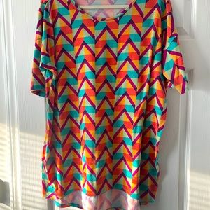 Colorful LulaRoe Irma Size L